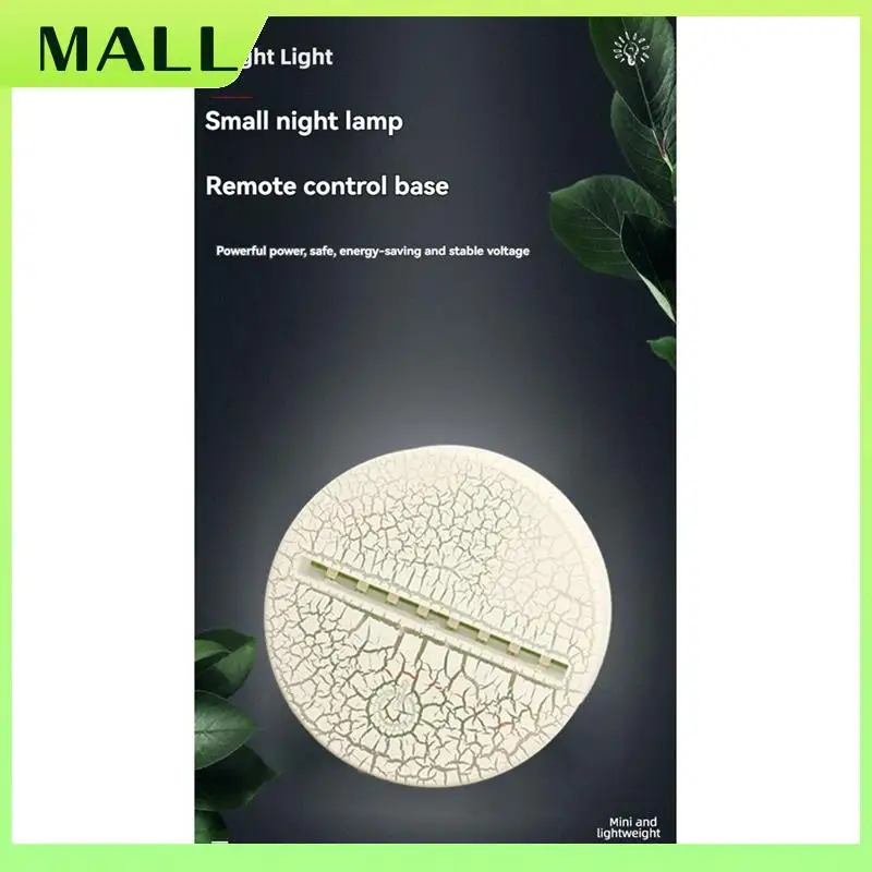 MALL Crack Base LED Night Light Atmosfera Lâmpada de mesa com sensor de base de toque para decoração de quarto e presentes