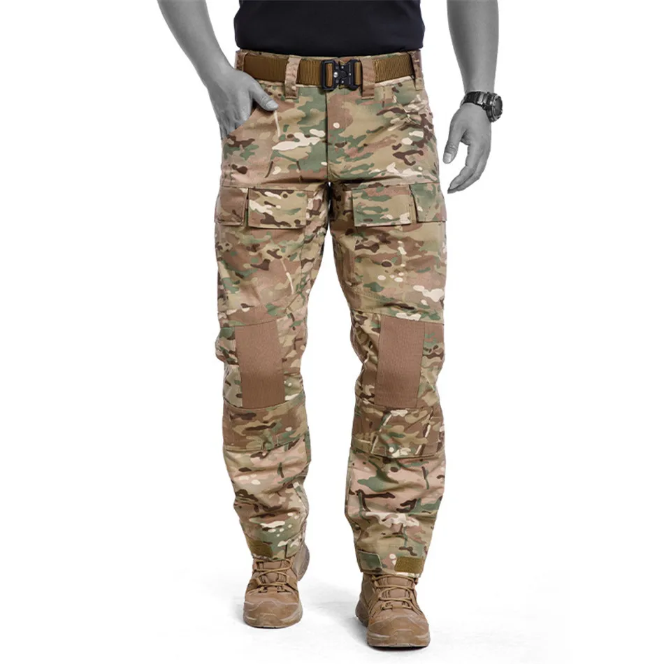 

Assault GEN 2.0 Tactical Pants Men's Camping Climbing Hunting Trousers Wokers Cargo Long Pants Adjustable and Added Knee Pads