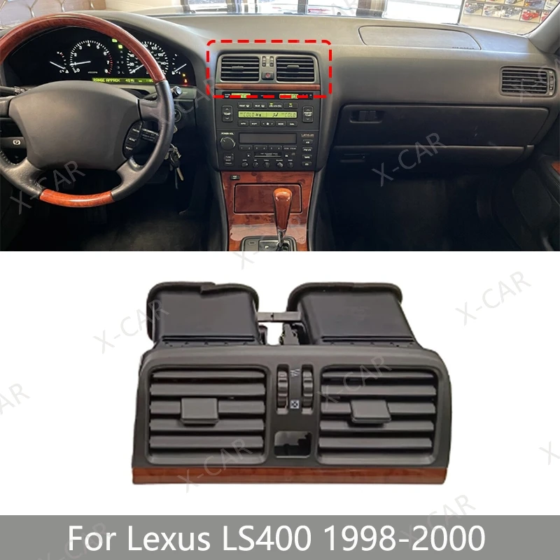 

For Lexus LS400 1998 1999 2000 Front Dashboard Air Conditioner Outlet A/C Air Conditioning Vents