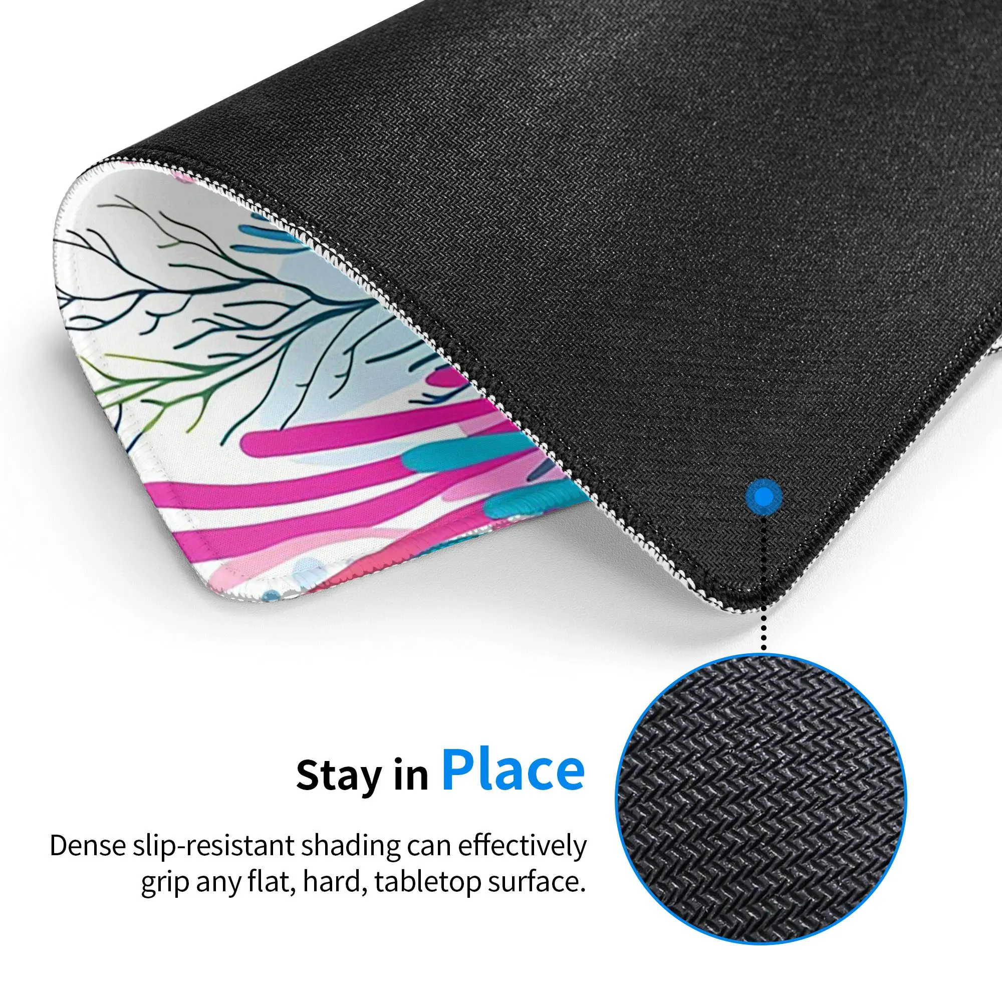 Colour Ocean Turtle And Seaweed Mouse Pad Computer Keyboard Mouse Mat Gaming PC Laptop Desk Mat Office Accessories Table Mats
