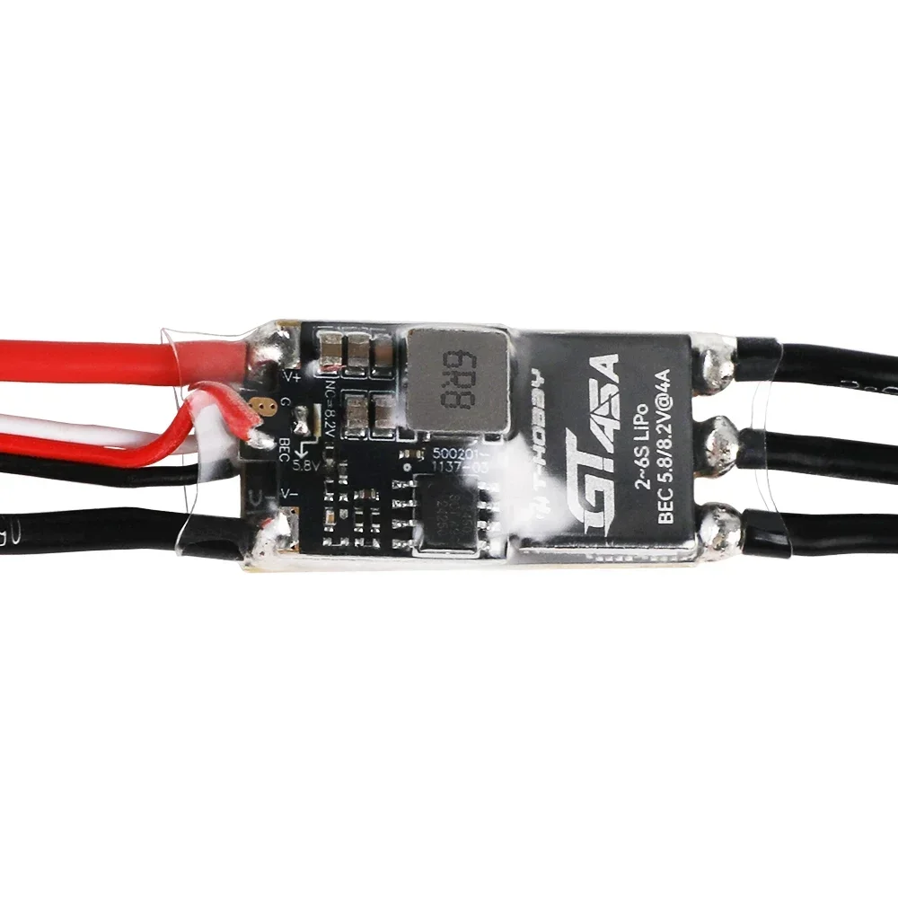 SkyDElT-MOTOR GT45A 45A Brushless ESC - High Response 5.8V Or 8.2V 3A UBEC 2-6S Power For F2C F3E F5D Racing & FPV Wings Parts