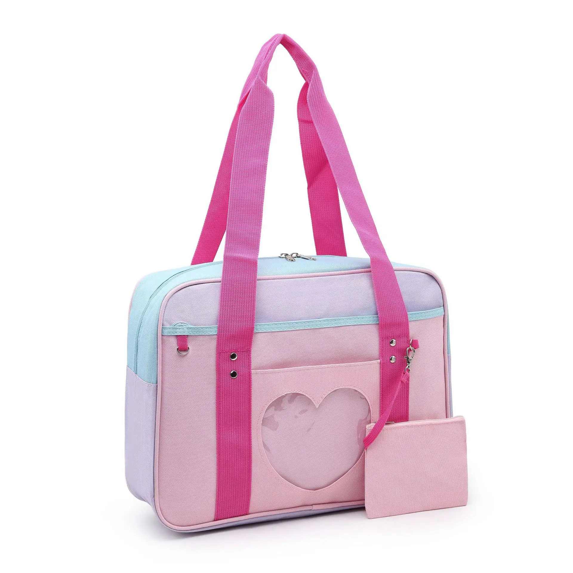 Borsa Ita cuore borsa scuola giapponese Kawaii borsa grande spalla Anime