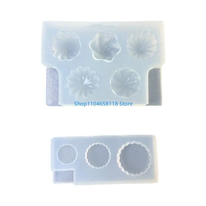 

2PCS Reusable Silicone Cream Molds For Resin Crafts Handmade Ornaments And Artistic Creations Making Mould