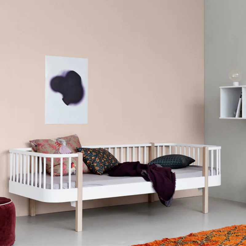 Guardrail allargato per lettino per bambini tutto in legno massello