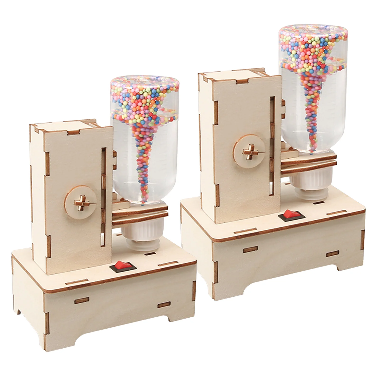 Zestaw do eksperymentów naukowych Tornado, 2 szt., edukacyjny zestaw STEM, nauka fizyki, gadżet na biurko dla dzieci, do nauki w domu