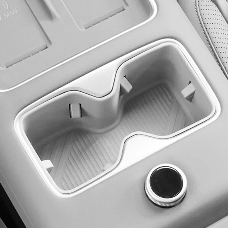 Center Console Silicone Cup Pad for BYD Leopard 7 Titanium 7 Anti-Slip Water-Resistant Cup Holder Interior Mod Accessory 6