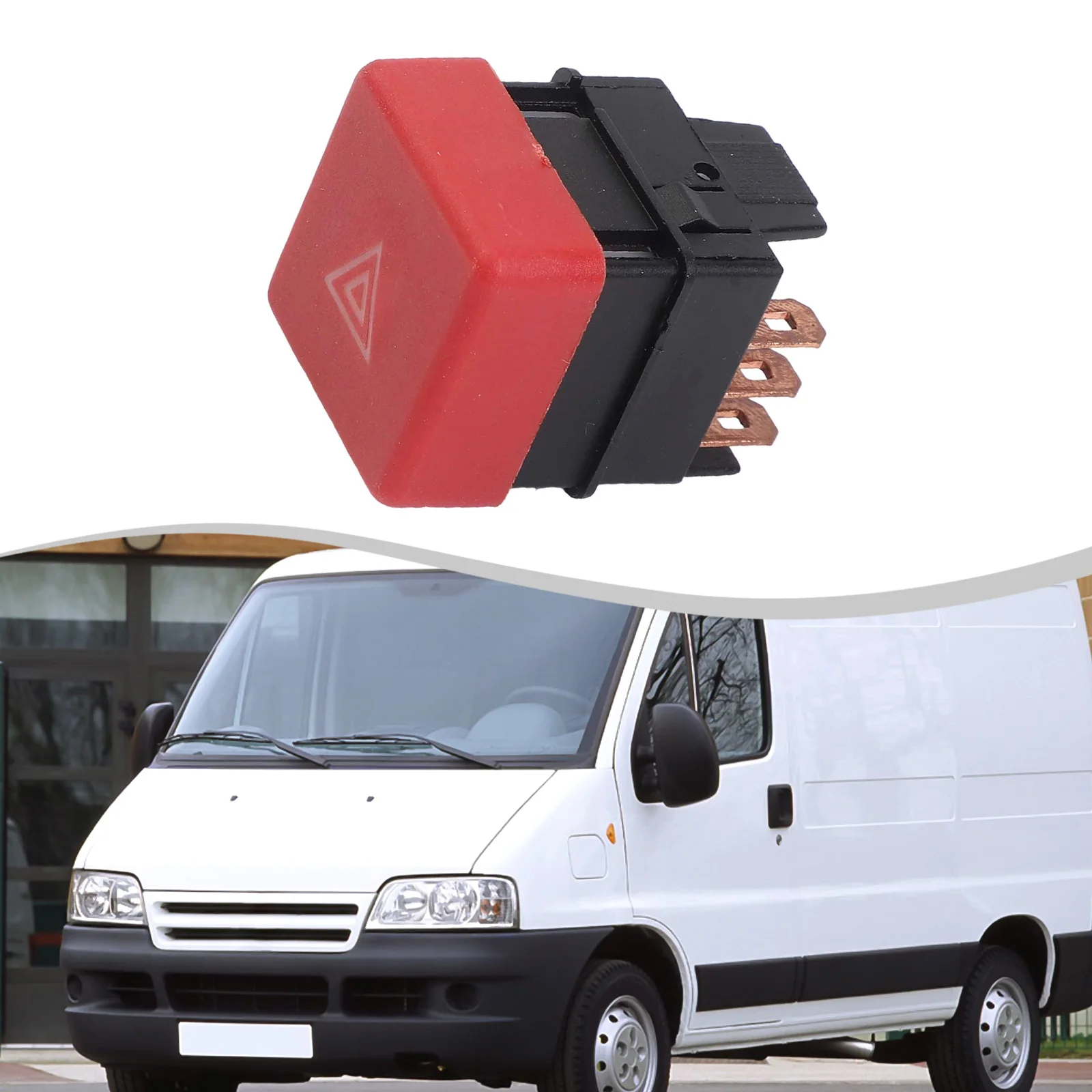 الملاكم زر زر التبديل صيانة المركبات سهلة التركيب رقم OE 1300456808 رقم OE 6552CX المواد البلاستيكية #6