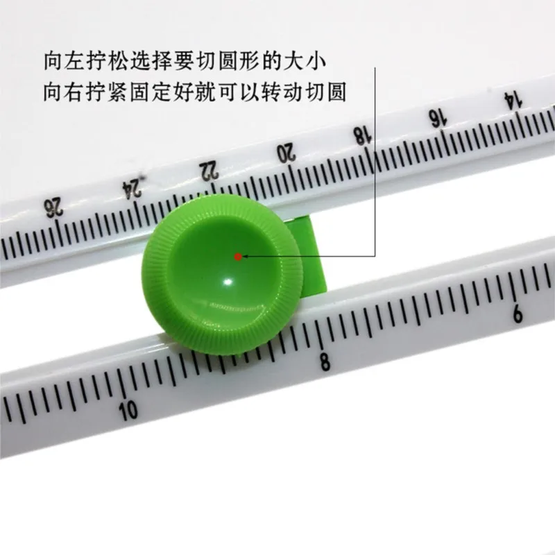 1 stücke Nette Kreis Cutter Runde Schneiden Messer Modell Patchwork Kompass Kreis Cutter Rund Papier Scrapbooking Karten Schneider