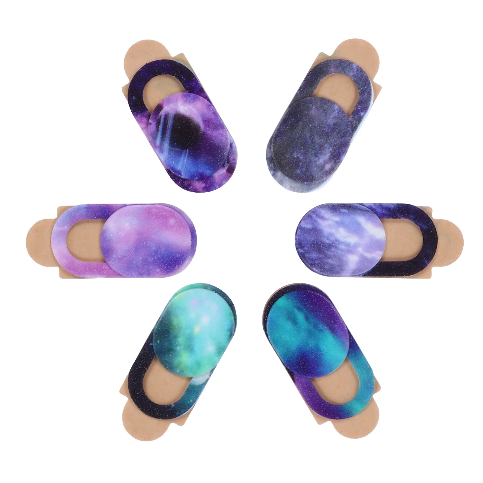 6 قطع من غطاء الخصوصية لكاميرا الويب، واقي نمط إبداعي لأجهزة الكمبيوتر المحمول والكمبيوتر المكتبي وغطاء كاميرا الويب المنزلق #3