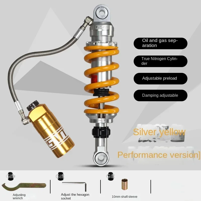 JSMT Centralize Shock Absorber, Suitable for Honda CB650R/F CBR650R Rear Shock Absorption and Damping Adjustable Reduce 2cm