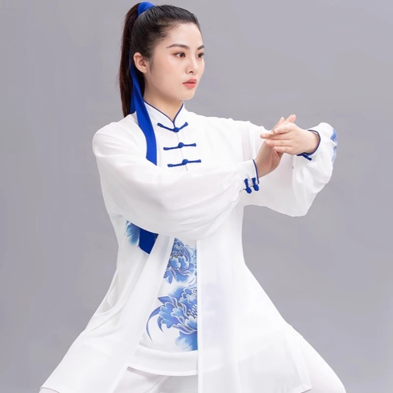 Custom Martial Arts Uniform Embroidered Tai Chi Suit Premium Kung Fu Uniform for Competitions Performances and Daily Wear
