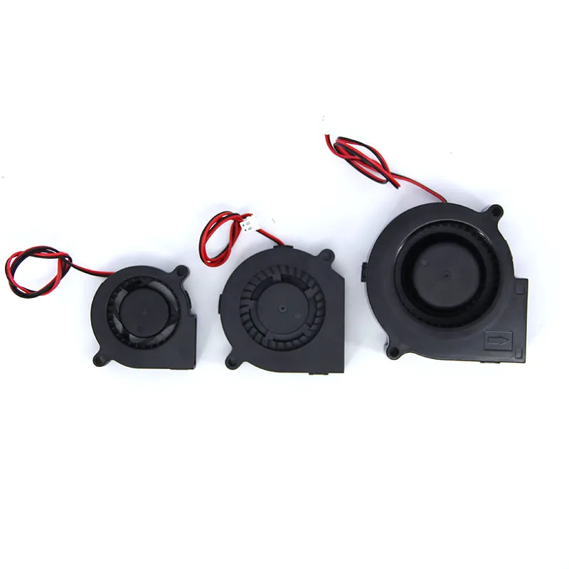 Cooling fan 4010 5015mm 5020 6015 7530 With 2Pin XPH2.54 Wire DC 5V 12V 24V Multiple options for 3D Printer Cooler fans