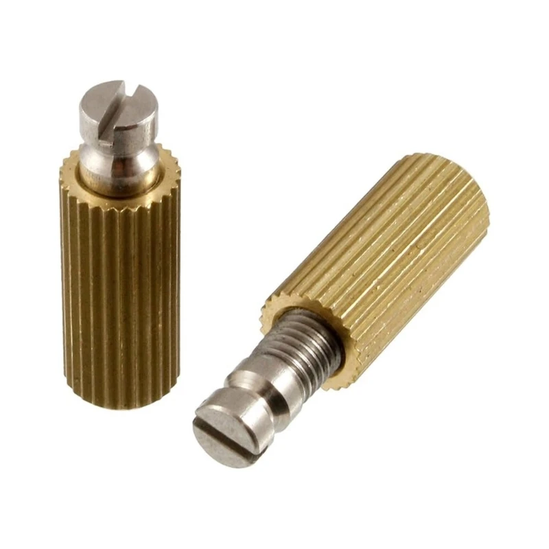 2Pcs Electric Guitar Tremolo Bridge Anchors Metal Studs Professional Guitar Bridge Inserts and Studs Easy to Install