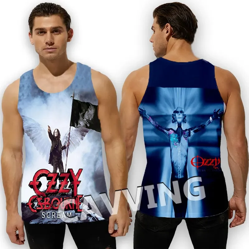 CAVVING 3D Printed  OZZY OSBOURNE  Tank Tops Harajuku Vest  Summer Undershirt Shirts Streetwear for Men/women   J01