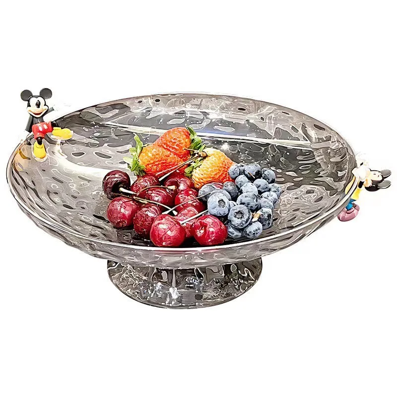 Fruit tray, family living room, coffee table, candy and snack tray, light luxury style, draining large capacity fruit tray