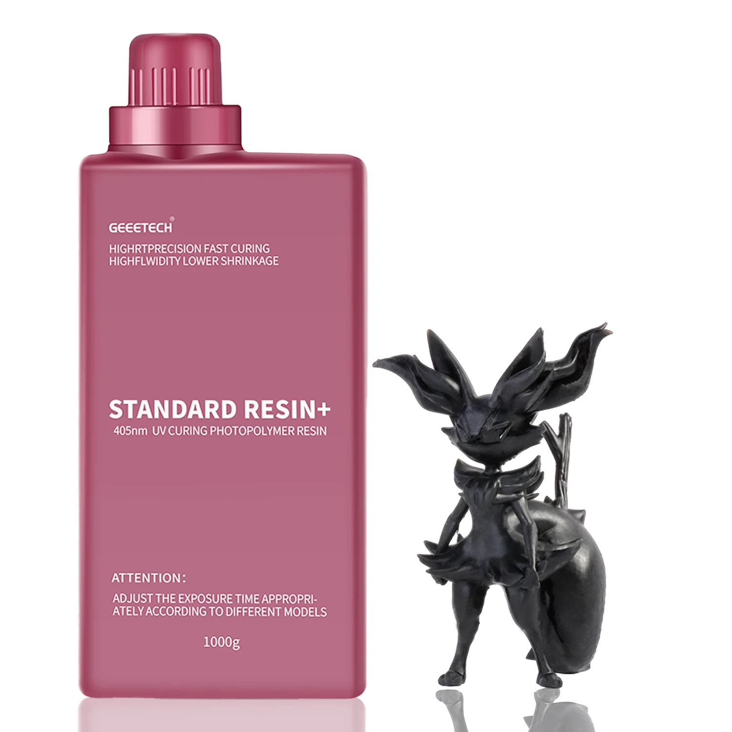 

Geeetech LCD/DLP 3D-принтер смола 1 кг 405 нм 4K/8K УФ-отверждаемая высокоточная печать жидкая фотополимерная смола для ЖК-принтера