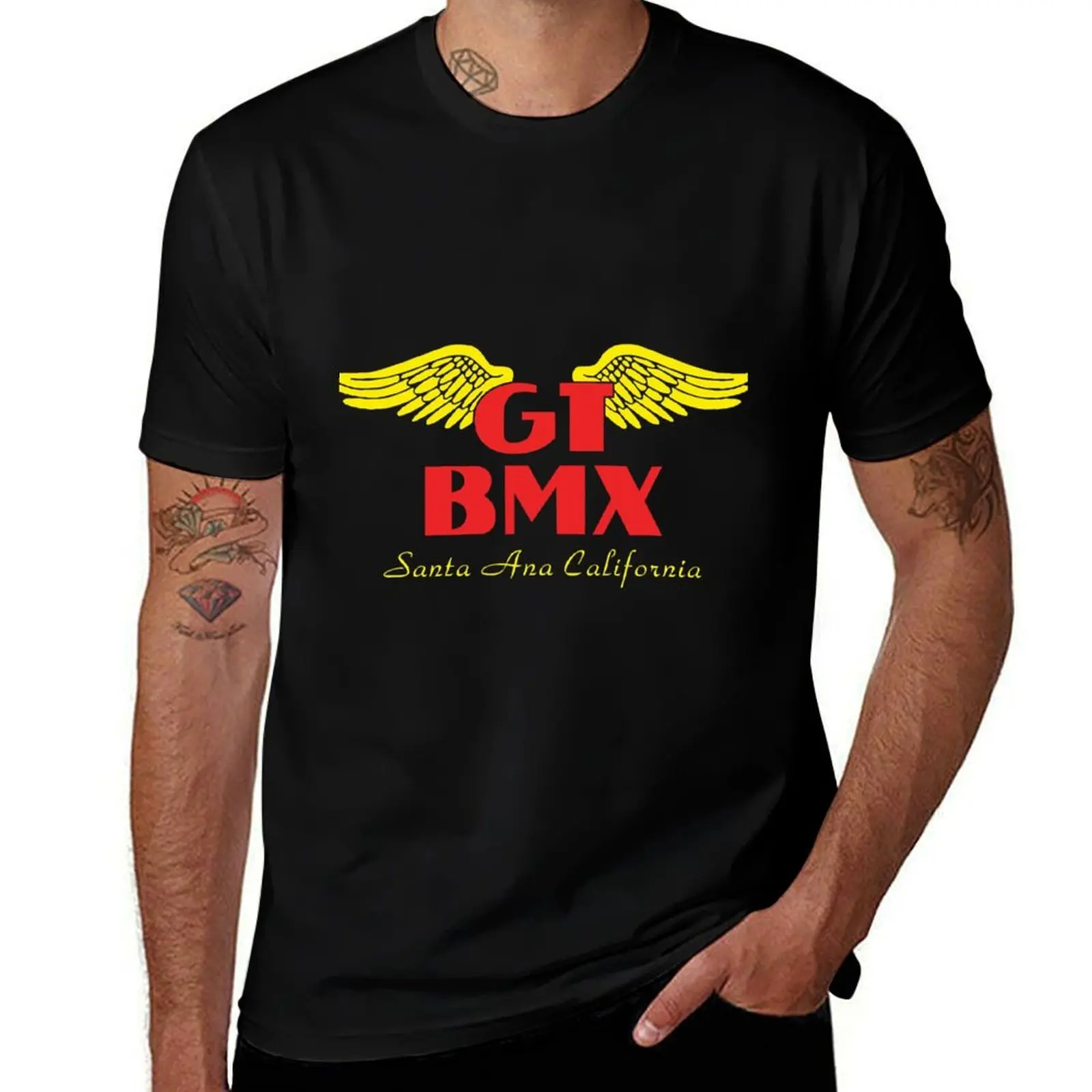 GT BMX Wings - Santa Ana California - Red T-Shirt t shirts for man graphic tees T-Shirt
