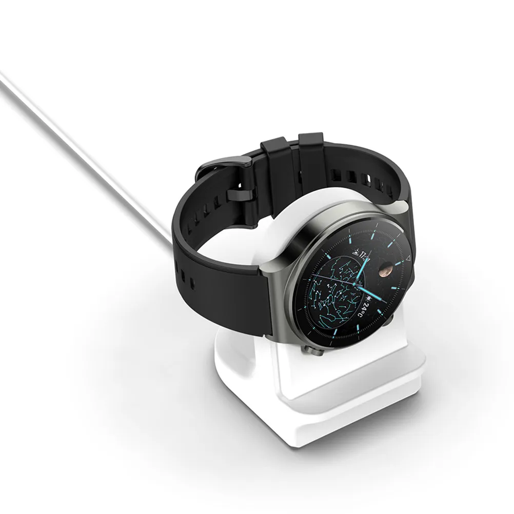 1Pcs Watch Wireless Charging Holder Premium Silicone Charger Bracket for Smartwatch Stable Charging Base Watch Storage