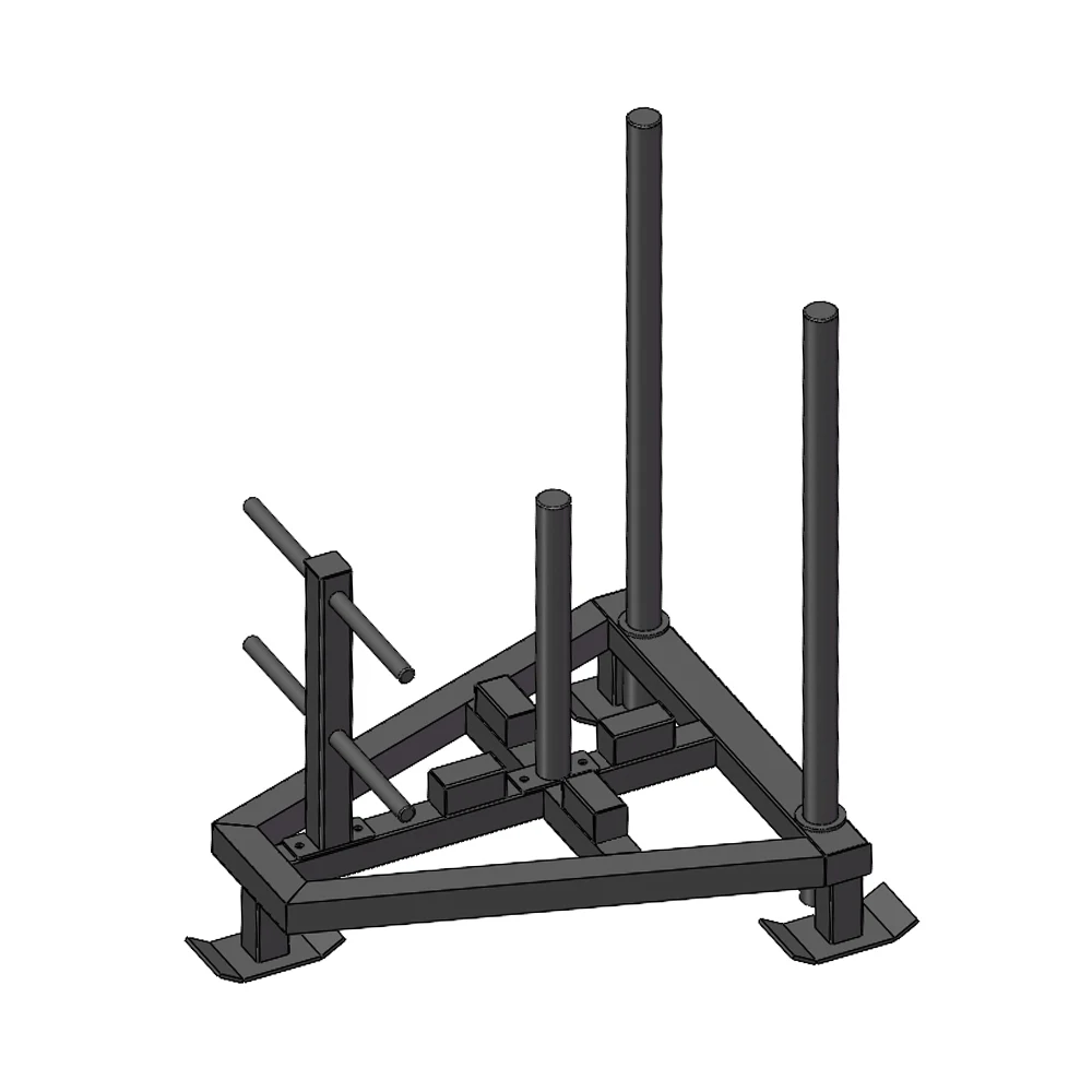 Wholesale Custom Fitness Gym Equipment Power Training Steel Gym Sled-Fitness Sledge For Workout And Bodybuilding Exercises