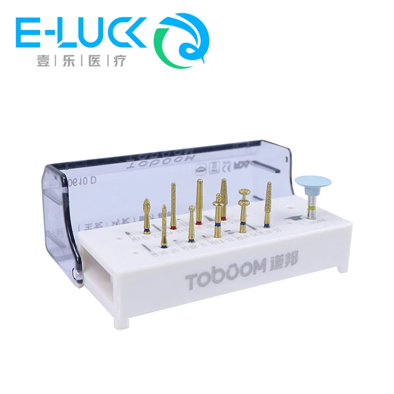 Dental Burs Ceramic Porcelain Preparation Polishing Kit FG0610D Dentist Tools for Toboom Anterior Teeth Materials