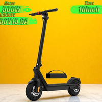 HX X9-PLUS Powerful Electric Scooter Adult 500W 36V 15.6AH Removable Battery Escooter Disc Brake Electric Kick E Scooter