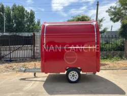 Mini donut cart /portable food stand / portable mini food trailer truck with donut