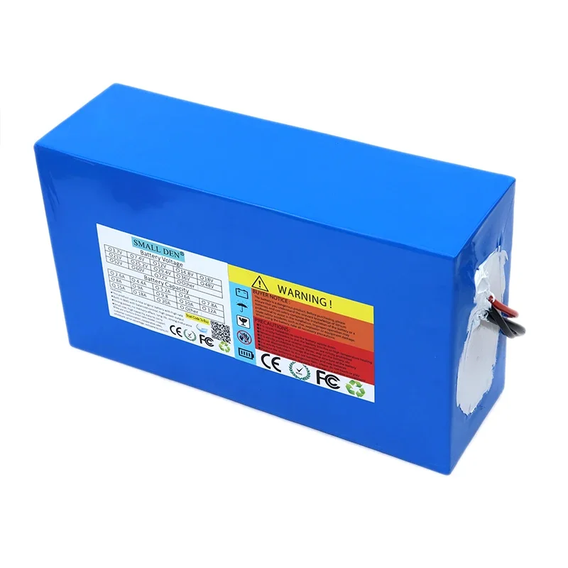 NEW 48V 50ah 21700 lithium battery 13S10P built-in 50A Bms 0-2500W high-power electric motor for power tools