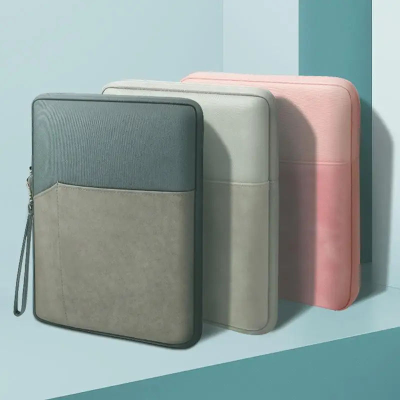13-14 inch Lightweight Portable Tablet Case Laptop Inner Bag(Light Gray)