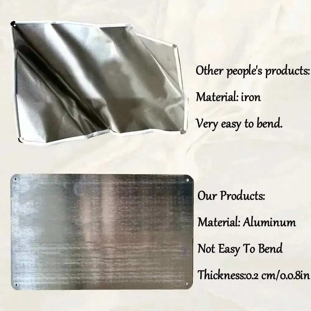 لافتة منطقة Veto No ATV - بناء معدني قوي، إشعار صارم "Keep Out"، مثالي للمناطق الخاصة والبساتين والمسارات