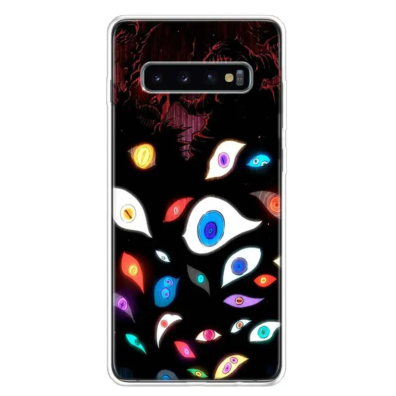 Scary Face Eyes Phone Case For Samsung Galaxy S24 S22 S23 Ultra S20 FE S10 S21 Plus S10E S9 S8 + Coque Back Cover