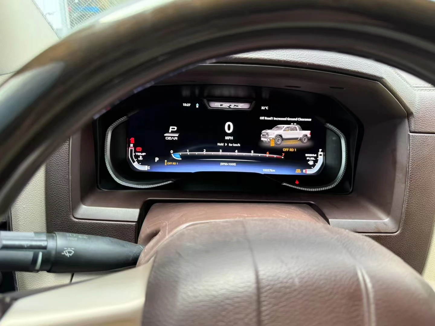 Car Digital Cluster For Dodge Ram 2013-2019 Dashboard LCD Instrument Panel Speedometer Virtual Cockpit Head Unit Meter Screen