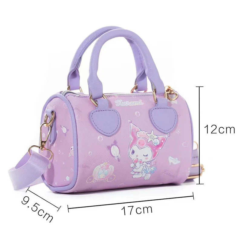 Sanrio Crossbody Bags Cute Cartoon Girls Top-Handle Bags Kuromi Hello Kitty Cinnamoroll Melody Shoulder Bag Women'S Handbags