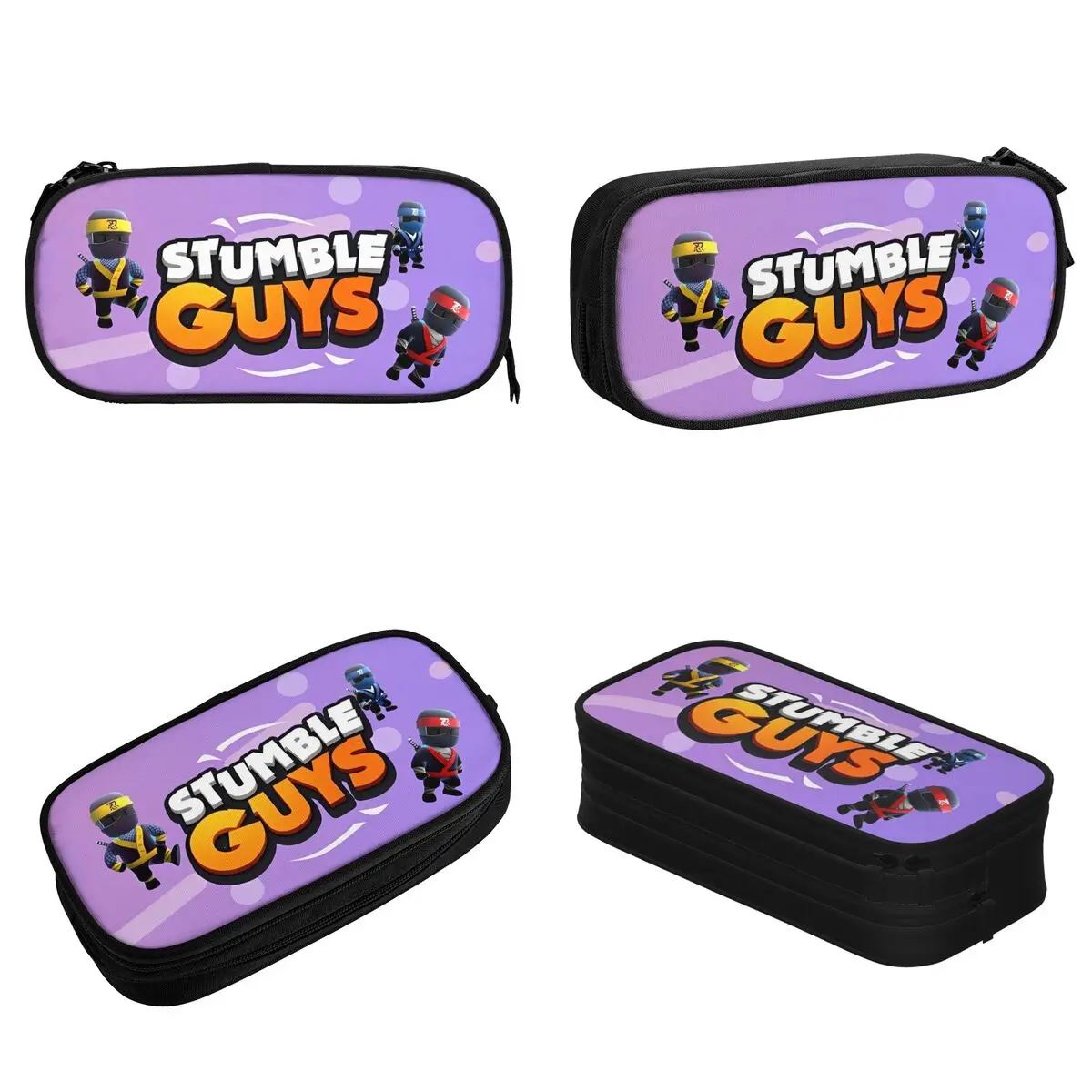 Stumbles Guys Pencil Cases Funny Game Pen Bags for Student Large Storage Students School Gift Pencilcases