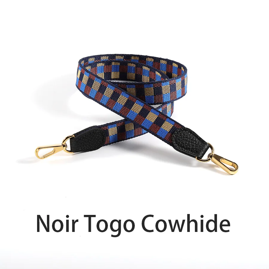 

2.5cm Wide Togo Cowhide Woven Canvas Strap Suitable For Kelly Evelyn Bag Shoulder Strap Diagonal Cross Leather Material
