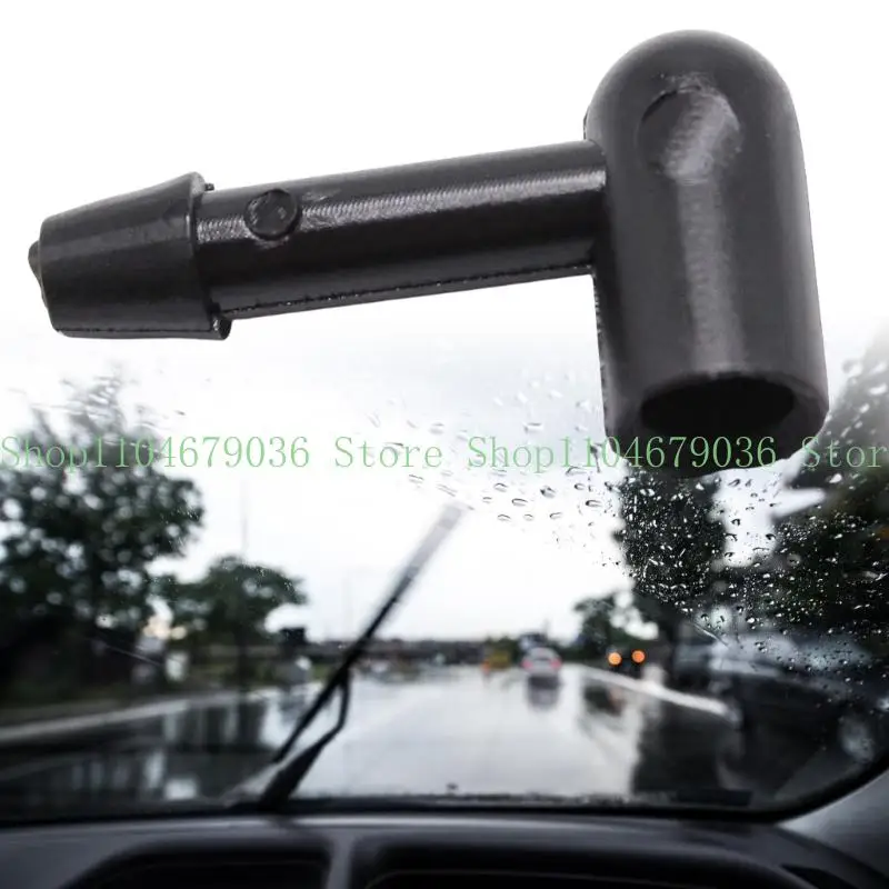 652F Replacement Windscreen Wipers L Nozzle Hose Connector Automotive Accessory Car Windshield Wiper Water Jet 6680333