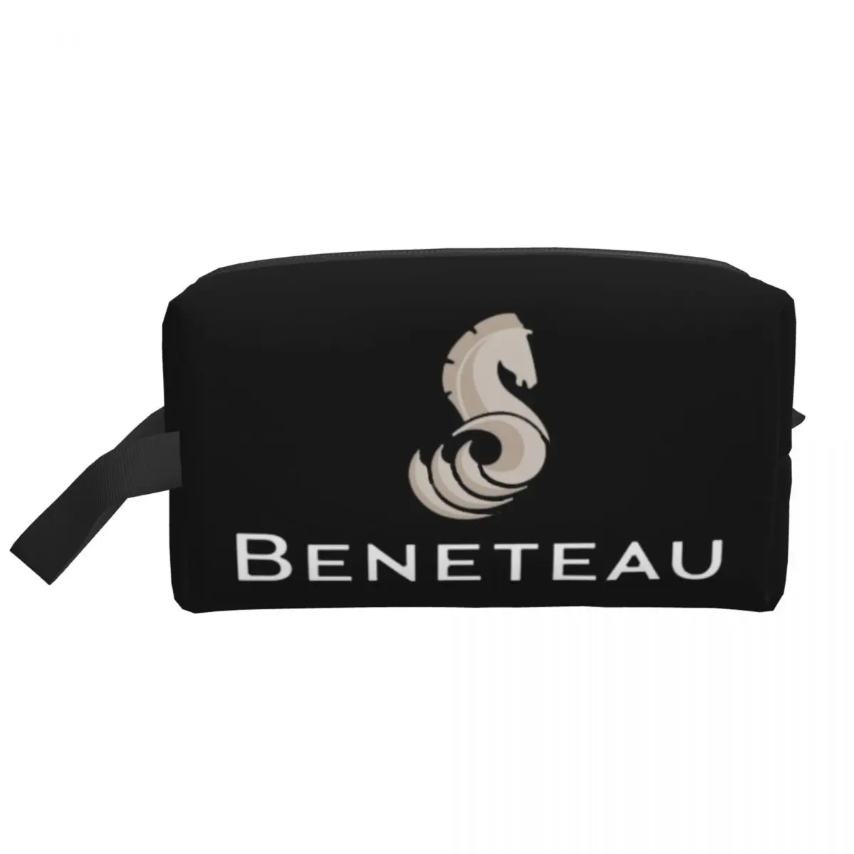 

Beneteau Sailboat Logo Women Cosmetic Bag Travel Makeup Organizer Pouch Toiletry Storage Dopp Kit Box Pencil Case
