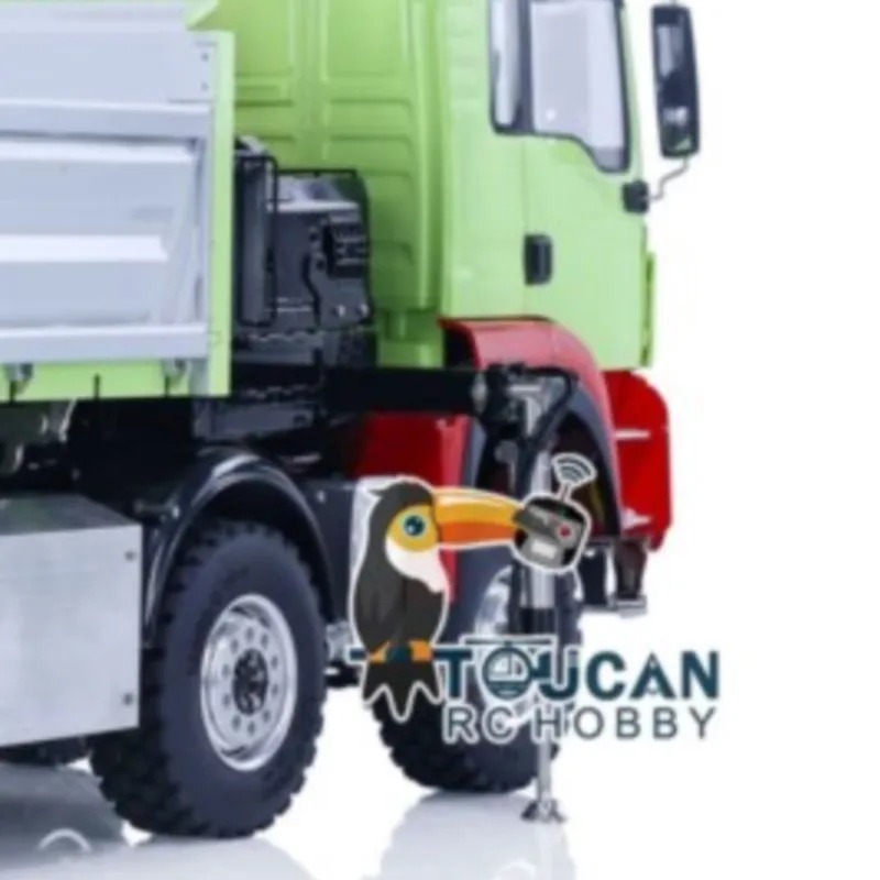 RC Dumper 8X8 LESU 1/14 camion à benne hydraulique pour Pl18Ev télécommande grue Dumper peint assemblé jouet pour garçon Thzh1439
