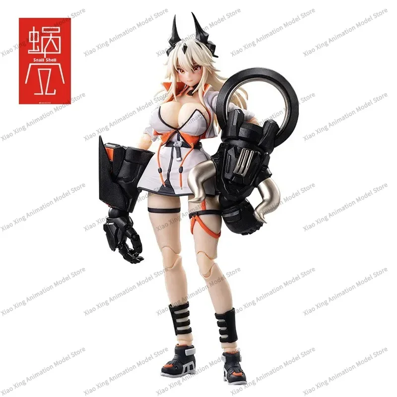 Shikura Saori Sisters 16CM Anime Action Figure Original Snail-Shell Sand House Mobile Suit Garage Kit Assembly Boxed Model Toys