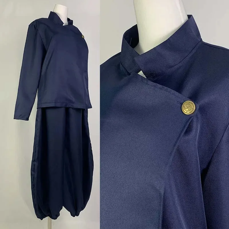 Nuovo costume da combattimento nero Geto Suguru 2025 Costume di Halloween Set completo per cosplay anime Comic Con ★ ★ ★   jj.