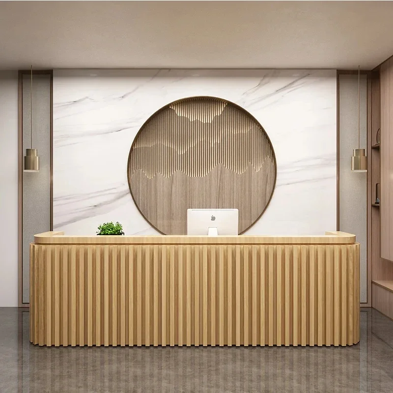 Luxury Salon Reception Desk Office Check Out Spa Information Nail Simple Reception Desk Modern Bancone Reception Bar Furniture