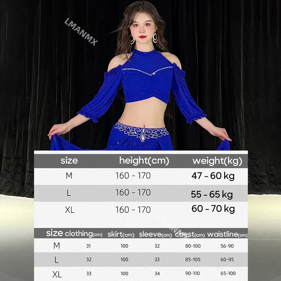 Belly Dance Costume Mesh Practice Uniforms Class Uniforms Dance Performance Practice Uniform Women Group Uniform Class Uniform