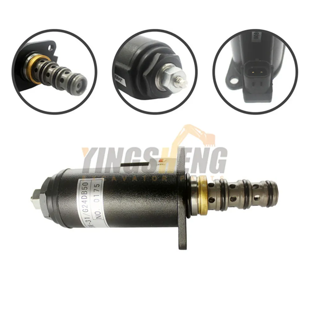 

Экскаватор Liugong Sany Kobelco SK200-8 SK350-8 SK480-8 Электромагнитный клапан предохранительного замка строительной техники KWE5K-31-G24DB50