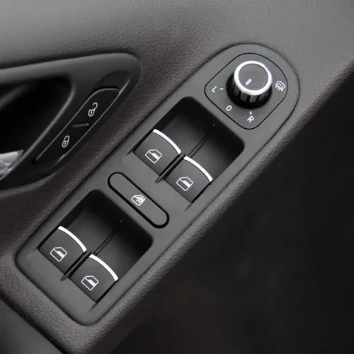 Imagen 2 del producto Interruptor de ventana eléctrico rojo para VW Jetta Tiguan Golf GTI MK5 MK6 Passat B6 CC Seat Leon MK2 1K 4959857   5ND 959857   5K 4959857