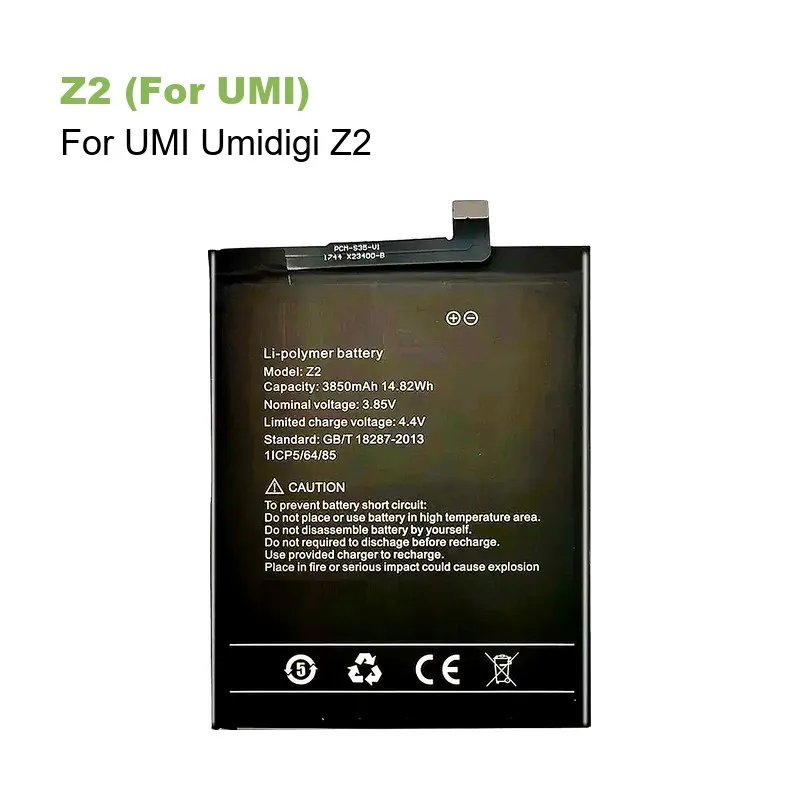 

Replacement Mobile Phone Battery For UMI Umidigi Z2 Z2 (For UMI) 3850mAh