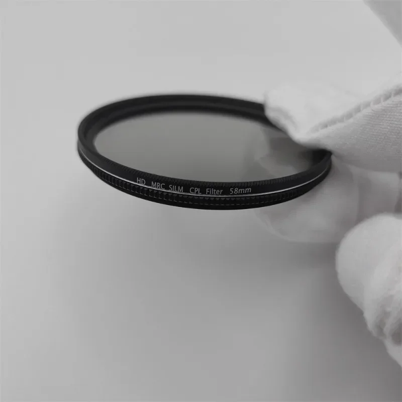 Ultra-thin CPL Polarizing Filter Removing Reflector Multilayer Film No Dark Corner Silver Wire Filter Water and Oil Resistant