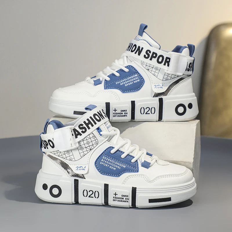أحذية الأولاد 2024 خريف جديد أحذية عالية الجودة أحذية رياضية للطلاب الذكور نعل سميك موضة مطابقة أحذية الوالدين والطفل انفجار #1