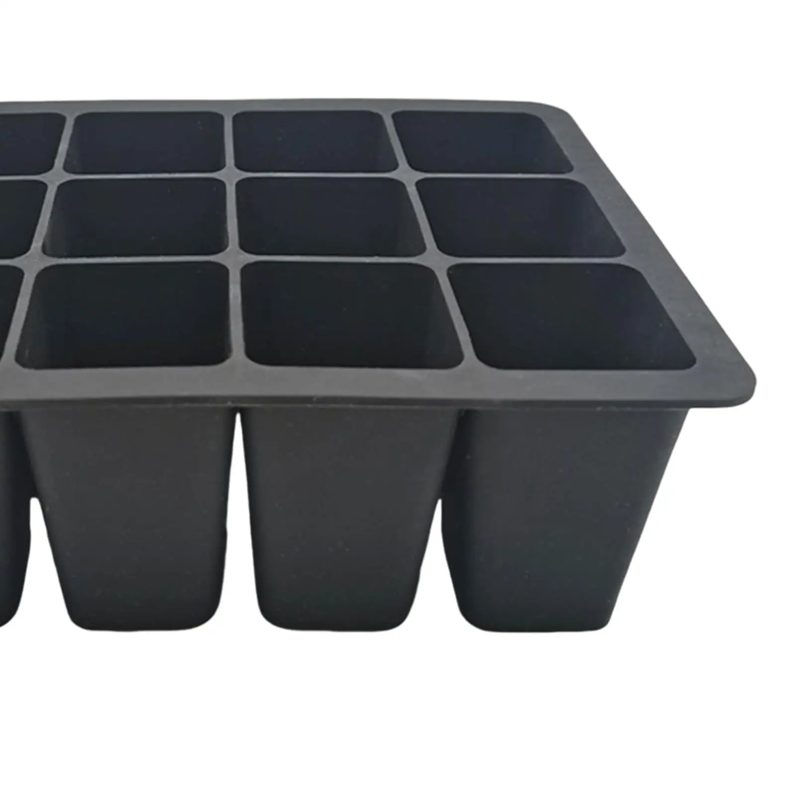 12 Cell Seedling Starting Tray Silicone Accessory Greenhouse Accessory Saving