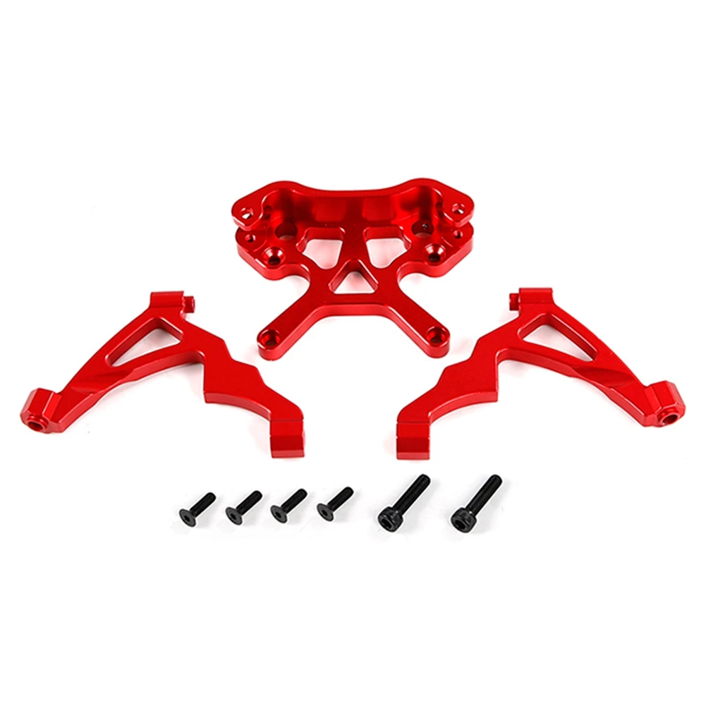 

CNC Metal Front Shock Absorber Support Tower Set for 1/5 HPI Baja 5B Ss 5T 5Sc Rovan King Motor,Red