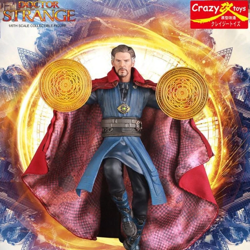 30cm Crazy Toys Doctor Strange Anime Avengers Endgame 1/6 Scale Pvc Collectible Gk Figures Model Toys For Children Festival Gift