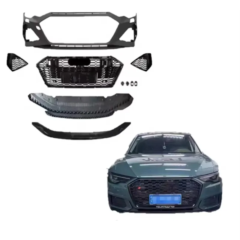 

Tom AutoAuto Parts Front Bumper Upgrade to RS6 Body Kit for A6 2019-2021